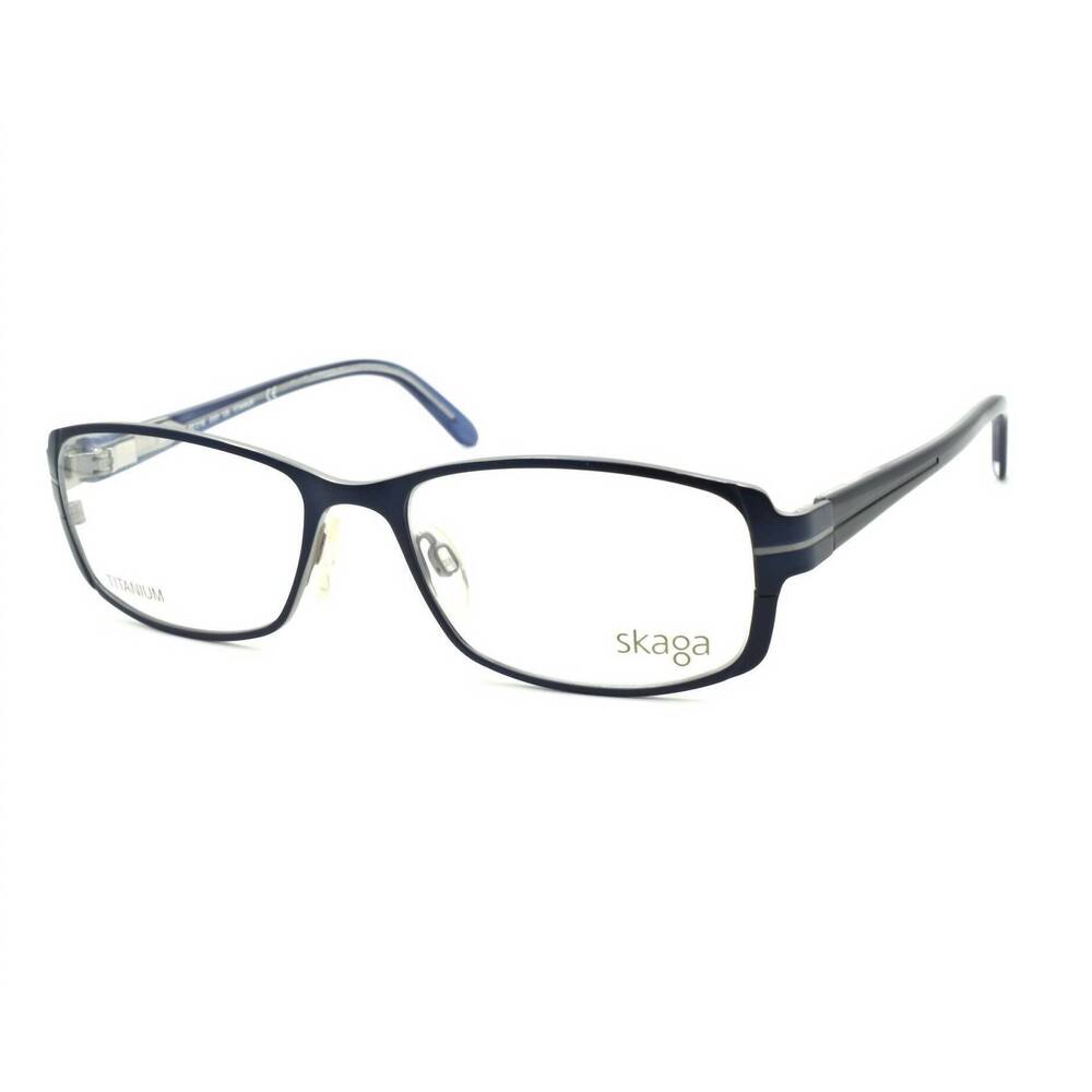 NEW SKAGA women's sara rectangle eyeglasses in blue